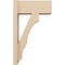 Ekena Millwork 8-in W x 18-in D x 30-in H Balboa Block Rough Cedar Woodgrain TimberThane Outlooker, Primed Tan OUTUR080X18X30BOA44RCPR - alternate 6